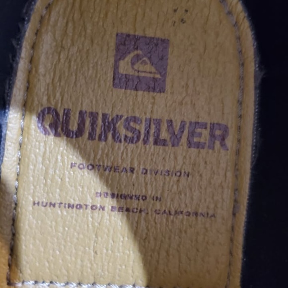 Quicksilver Leather Red Maroon Oxford fit 11.5 - Picture 2 of 5